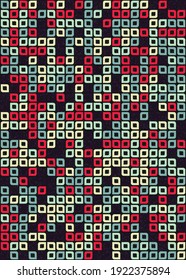 Resumen Patrón geométrico gráfico computacional generativo