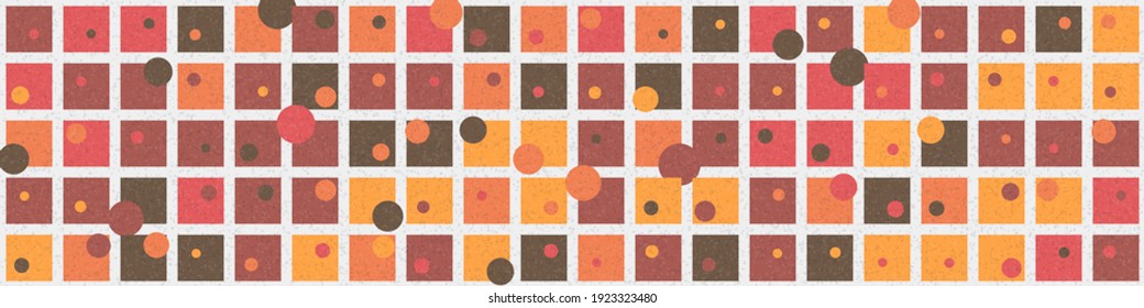 Abstract Geometric Pattern generative computational art illustration