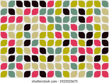 Abstract Geometric Pattern generative computational art illustration