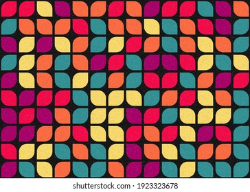 Abstract Geometric Pattern generative computational art illustration