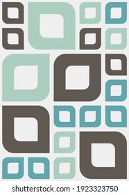 Abstract Geometric Pattern generative computational art illustration