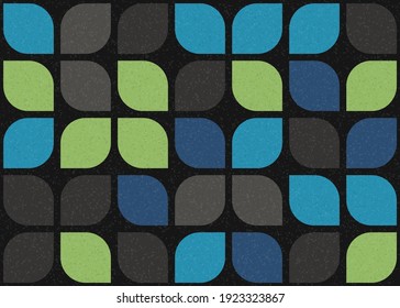 Abstract Geometric Pattern generative computational art illustration