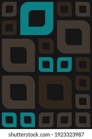 Abstract Geometric Pattern generative computational art illustration
