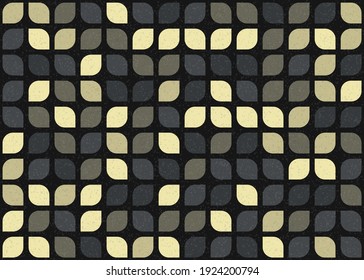 Abstract Geometric Pattern generative computational art illustration