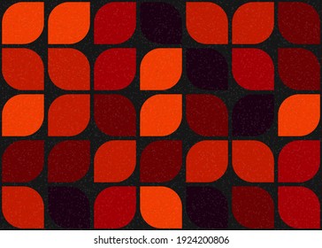 Abstract Geometric Pattern generative computational art illustration