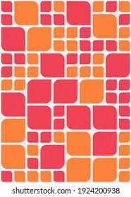 Abstract Geometric Pattern generative computational art illustration