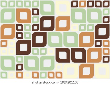 Abstract Geometric Pattern generative computational art illustration