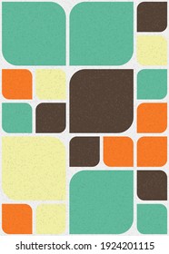 Abstract Geometric Pattern generative computational art illustration