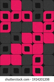 Abstract Geometric Pattern generative computational art illustration