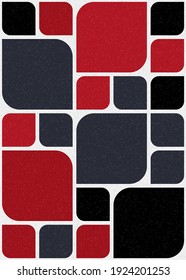 Abstract Geometric Pattern generative computational art illustration