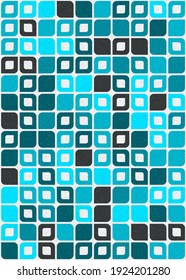 Abstract Geometric Pattern generative computational art illustration