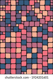 Abstract Geometric Pattern generative computational art illustration