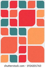 Abstract Geometric Pattern generative computational art illustration