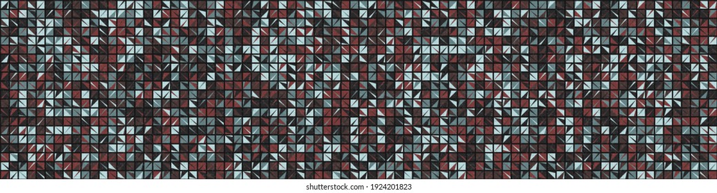 Abstract Geometric Pattern generative computational art illustration