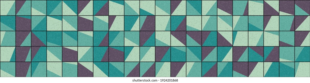 Abstract Geometric Pattern generative computational art illustration