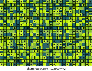 Abstract Geometric Pattern generative computational art illustration