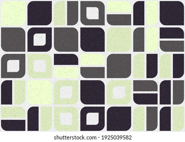 Abstract Geometric Pattern generative computational art illustration