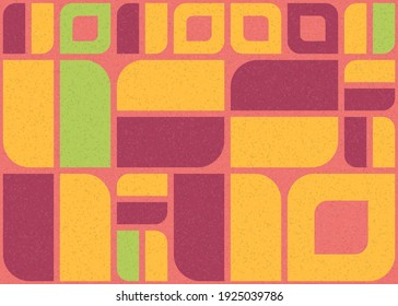 Abstract Geometric Pattern generative computational art illustration