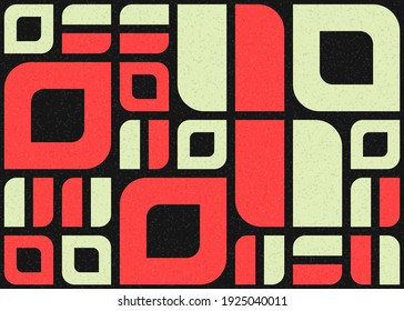 Abstract Geometric Pattern generative computational art illustration