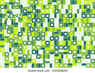 Abstract Geometric Pattern generative computational art illustration