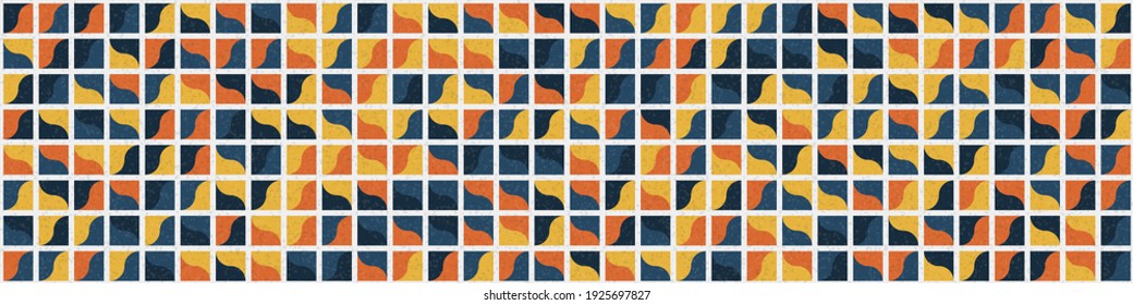 Abstract Geometric Pattern generative computational art illustration