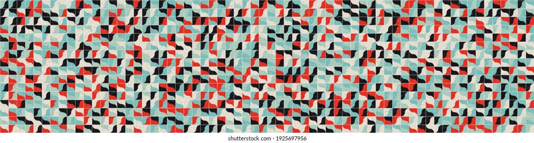 Abstract Geometric Pattern generative computational art illustration