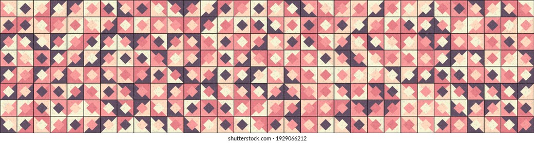 Abstract Geometric Pattern generative computational art illustration