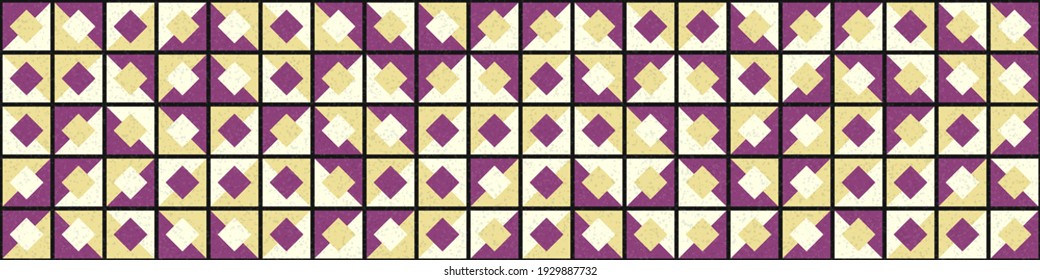 Abstract Geometric Pattern generative computational art illustration