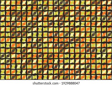 Abstract Geometric Pattern generative computational art illustration