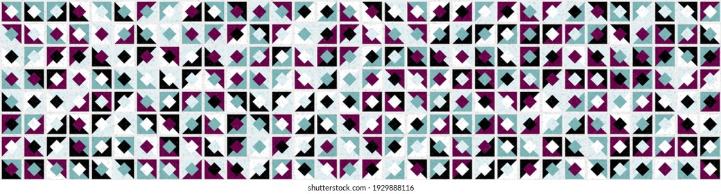 Abstract Geometric Pattern generative computational art illustration