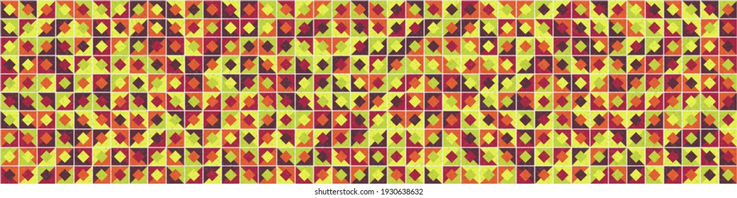 Abstract Geometric Pattern generative computational art illustration