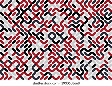 Abstract Geometric Pattern generative computational art illustration