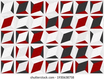 Abstract Geometric Pattern generative computational art illustration
