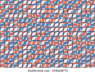 Abstract Geometric Pattern generative computational art illustration