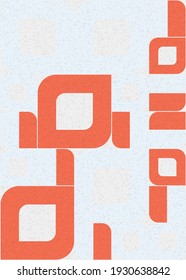 Abstract Geometric Pattern generative computational art illustration