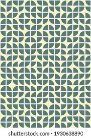 Abstract Geometric Pattern generative computational art illustration