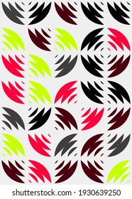 Abstract Geometric Pattern generative computational art illustration