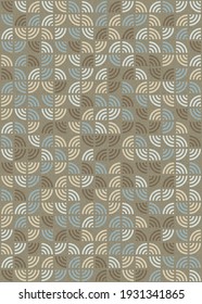 Abstract Geometric Pattern generative computational art illustration