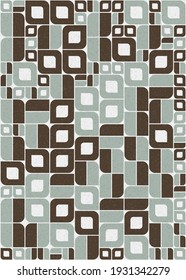 Abstract Geometric Pattern generative computational art illustration