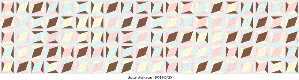 Abstract Geometric Pattern generative computational art illustration