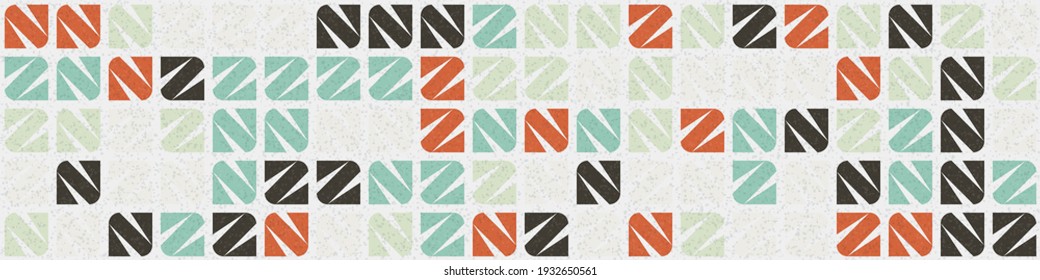 Abstract Geometric Pattern generative computational art illustration