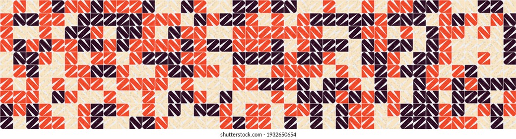 Abstract Geometric Pattern generative computational art illustration