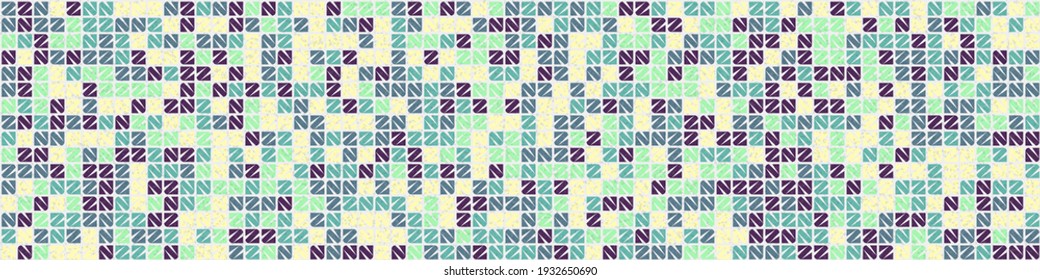 Abstract Geometric Pattern generative computational art illustration
