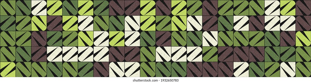 Abstract Geometric Pattern generative computational art illustration