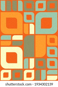 Abstract Geometric Pattern generative computational art illustration