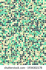 Abstract Geometric Pattern generative computational art illustration