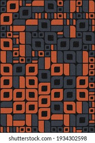 Abstract Geometric Pattern generative computational art illustration