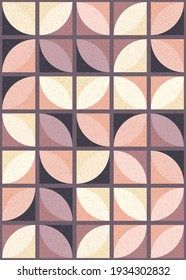 Abstract Geometric Pattern generative computational art illustration