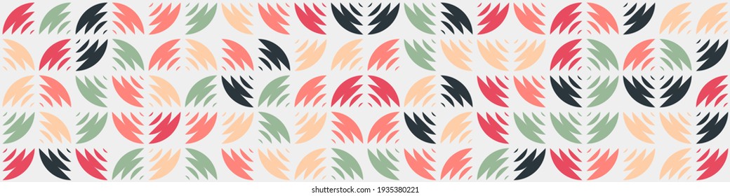 Abstract Geometric Pattern generative computational art illustration