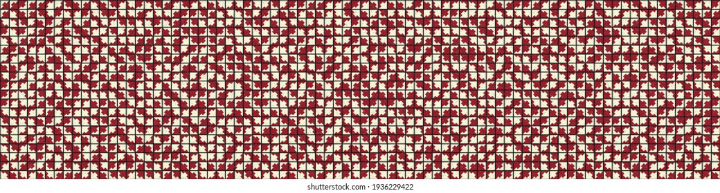 Abstract Geometric Pattern generative computational art illustration